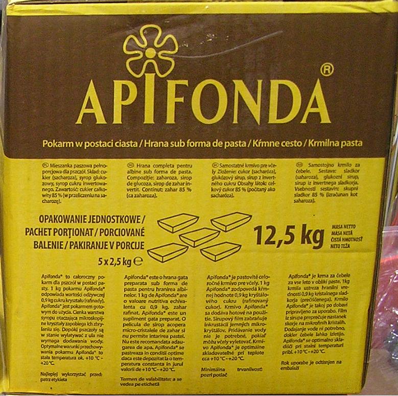 APIFONDA - cukromedove cesto /balenie 5x 2,5kg/